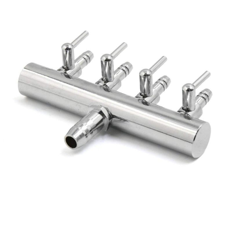bnafes Air Flow Control Lever Valve4-Way with Airline Tubing Connector for Aquarium, Fish Tank - Image 2